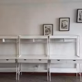 二手纯白书桌自取 图片 3