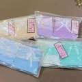 甜美糖果撞色蕾丝边搭配双蝴蝶纯棉档小低腰少女棉质内裤 图片 5