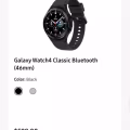 Samsung Galaxy Watch 4 蓝牙 classi 46mm 黑色 图片 1