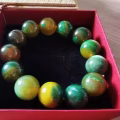 天然的翡翠/玛瑙手串 图片 4