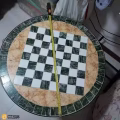 馬賽克戶外陽臺棋盤桌 图片 2