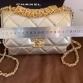 chanel金色侧背包 图片 6