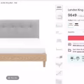 HipVan购买99成新King Bed+床垫，原价1400$，现价200$出售 图片 2