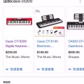 casio ct200电子琴 图片 2
