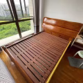 纯乌金实木床 图片 1