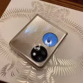 华为折叠手机，月光宝盒P50 Pocket艺术定制款鎏光金，顶级配置12gb 图片 2
