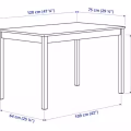 宜家Ikea INGO 实木桌子 书桌 餐桌  图片 3