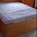 气压储物床，实木，储物空间大 图片 4