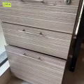 二手木色办公抽屉柜 图片 1