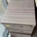 二手木色办公抽屉柜 图片 2
