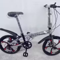 5刀前后双碟刹折叠自行车7档变数 图片 1