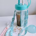 全新—*便宜处理*—水杯—可装两种水—2根吸管 图片 4