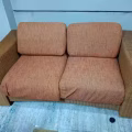 一整套二手藤制布艺沙发转让 图片 5