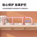 公寓单层双层铁床出租屋铁艺床铁架床实木加厚员工学生宿舍床单双人 图片 7