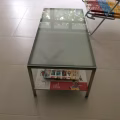 不锈钢双层玻璃茶几便宜卖$60 图片 2