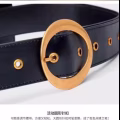全新牛皮多功能女包腰包.单肩链条包.附送腰带和链条精品牛皮包 图片 3