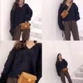 全新牛皮多功能女包腰包.单肩链条包.附送腰带和链条精品牛皮包 图片 6