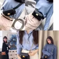全新牛皮多功能女包腰包.单肩链条包.附送腰带和链条精品牛皮包 图片 9