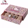 全新限量款豹纹hello Kitty超大号首饰盒收纳盒珠宝盒 图片 1