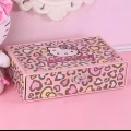 全新限量款豹纹hello Kitty超大号首饰盒收纳盒珠宝盒 图片 7