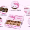 全新限量款豹纹hello Kitty超大号首饰盒收纳盒珠宝盒 图片 8