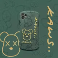 送手机膜！KAWS苹果创意小熊刺绣软皮手机壳 图片 2