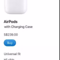 全新Apple Airpods 蓝牙耳机（1年warrantly)未开封 图片 1