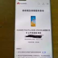 华为p40pro。 256