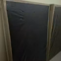 木质折叠双人床