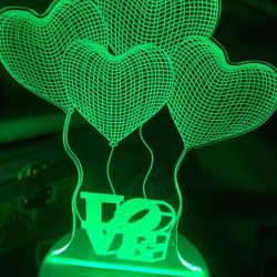 梦幻3D七色彩灯。非常漂亮   有喜欢的联系