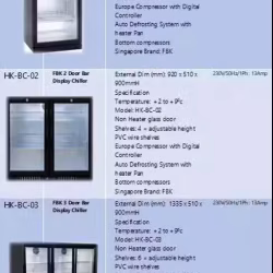 Sliding Door Beer Chiller 啤酒饮料冷却器迷你酒吧冷冻机