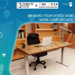 One desk 升降桌，房间门大门配套
