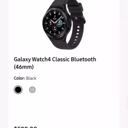 Samsung Galaxy Watch 4 蓝牙 classi 46mm 黑色