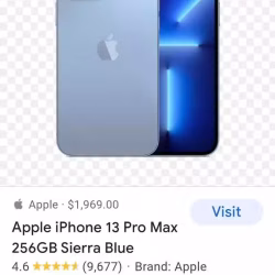 全新保险机IPhone 13 pro Max 256GB.