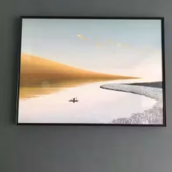 现代极简客厅挂画