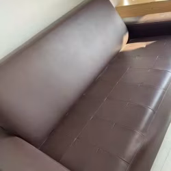 皮质双人沙发