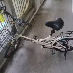 8成新折叠变速自行车