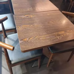 餐馆用的2人4人桌椅  和靠背皮椅