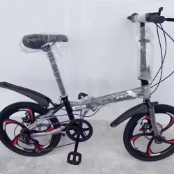 5刀前后双碟刹折叠自行车7档变数
