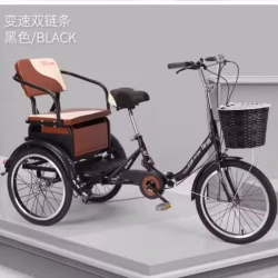 三轮车出售。人力三轮车