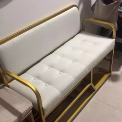 铁质带沙发的鞋架