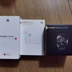 华为p40pro+ 华为手表 华为蓝牙耳机