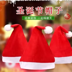 $0.3圣诞帽The Cheapest Christmas Santa Hat 