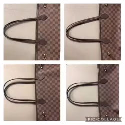 Lv Neverfull 购物袋换植鞣皮