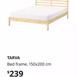 IKEA 双人床架 queen 150x190