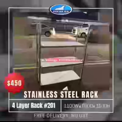 4 layer rack 