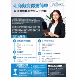 新加坡会计，税务，注册新公司及秘书，工作准证等服务