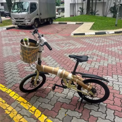 全新款全铝折叠自行车，20寸骑着超轻便