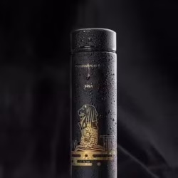 鱼尾狮磨砂保温杯