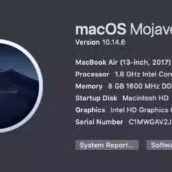 Macbook air 2017